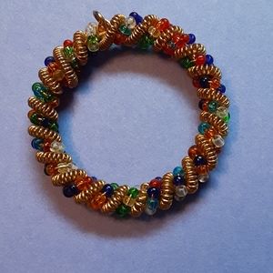 Gold costume pendant